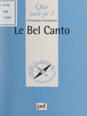 cover image of Le Bel Canto